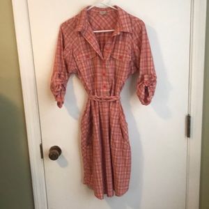 Adorable shirt dress!